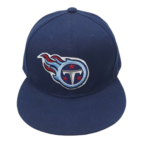 Tennessee Titans NFL Football Snapback Cap Trucker Baseball Hat Logo Patch Blue - Picture 1 of 12